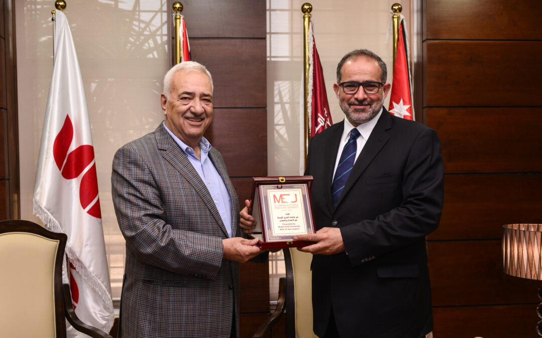 KRM and LIAS Delegation Visits Middle East University Campus in Amman